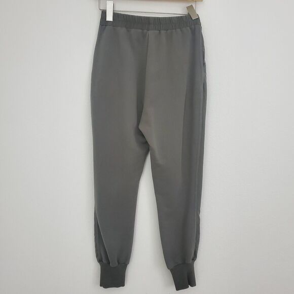 Zara Jogger Pants Small Green Comfy Woven Pull On Casual Lounge Athleisure - Picture 9 of 10